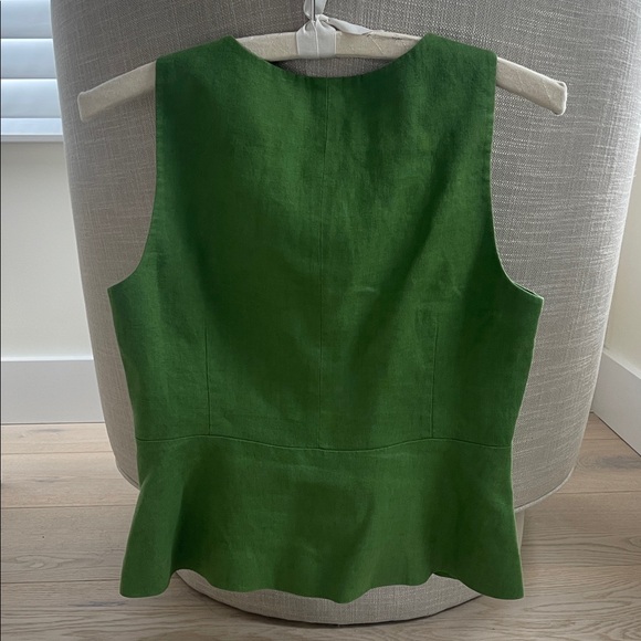 Banana Republic Linen Button-Front Vest, Size 4 - Picture 8 of 11